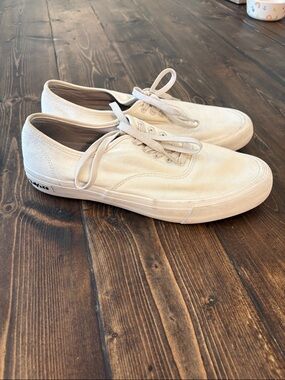 SeaVees Low-Top Canvas Sneakers in Off-White